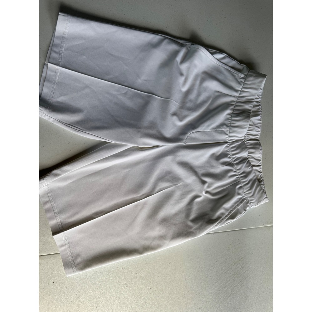 Nike Dri-FIT Mens White Golf Shorts Elastic‎ Waist Athletic Shorts Size Medium